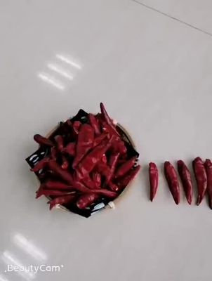 الفلفل الأحمر تيانجين اللذيذ الشواء فلفل تشيلي دي أربول المجفف