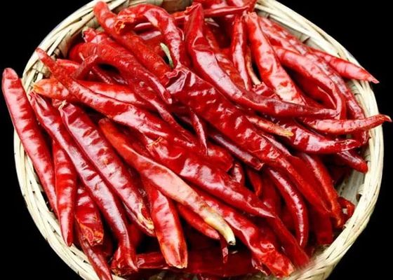 الفلفل الأحمر الكايين المجفف منخفض الرطوبة 12٪ ماكس 1٪ نقاء عالية
